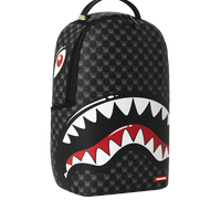 SPRAYGROUND® BACKPACK SHARKS IN PARIS WTF BUBBLY BLACK CHECK BACKPACK