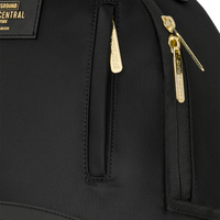 SPRAYGROUND® BACKPACK SHARK CENTRAL GOLD LETTERING BACKPACK
