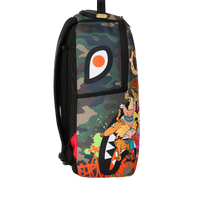 SPRAYGROUND® BACKPACK 90S NICK CAMO WITH GRAFFITI BACKPACK