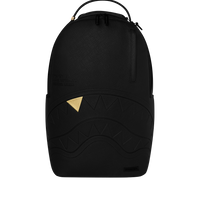 SPRAYGROUND® BACKPACK BLACKED OUT EMBOSSED GOLD TOOTH BACKPACK