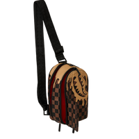 SPRAYGROUND® SLING DESIGNER DRIP EFFECT BACKPACK SLING