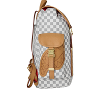 SPRAYGROUND® BACKPACK EMBOSSED CREAM CHECK MONTE CARLO