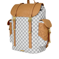 SPRAYGROUND® BACKPACK EMBOSSED CREAM CHECK MONTE CARLO