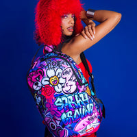 SPRAYGROUND® BACKPACK GRAFFITI PRINT DLXR BACKPACK