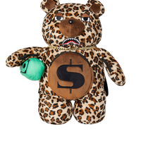 LEOPARD MONEY BEAR BACKPACK