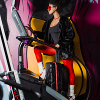 SPRAYGROUND® LUGGAGE PRINTED ZIPPER SHARK CARRY-ON LUGGAGE