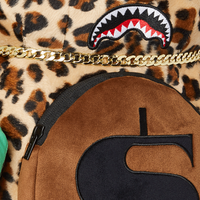 LEOPARD MONEY BEAR BACKPACK