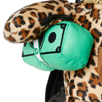LEOPARD MONEY BEAR BACKPACK