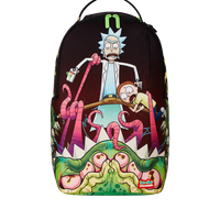 SPRAYGROUND® BACKPACK RICK AND MORTY DLXR ALIEN MOUTH HALF SHARKMOUTH DLXR BACKPACK