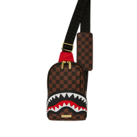 SAWTOOTH SHARKS IN PARIS ONE-STRAP SLING