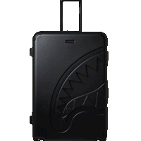 SPRAYGROUND® LUGGAGE PRINTED ZIPPER SHARK FULL-SIZE LUGGAGE