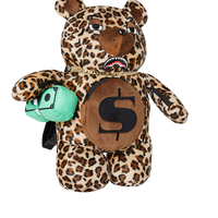LEOPARD MONEY BEAR BACKPACK