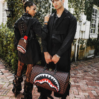 SAWTOOTH SHARKS IN PARIS ONE-STRAP SLING