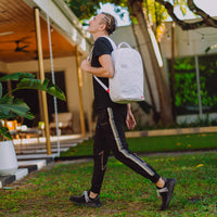 SPRAYGROUND® BACKPACK SHARK CENTRAL CAMO CUT SHARK WHITE BACKPACK