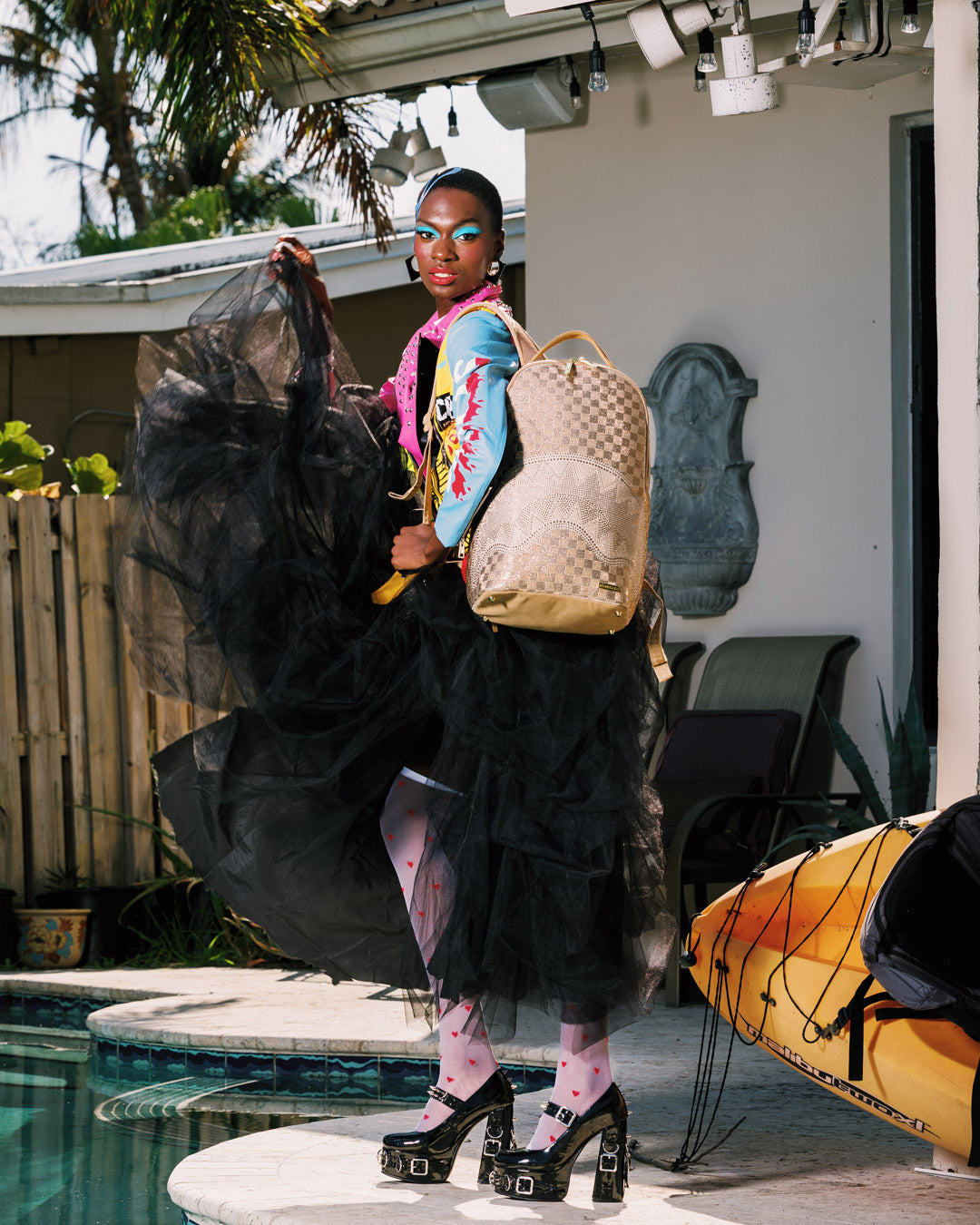 SPRAYGROUND® BACKPACK 2 TONE GOLD TRINITY BACKPACK