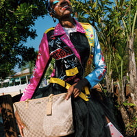 SPRAYGROUND® TOTE 2 TONE GOLD TRINITY TOTE