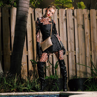 SPRAYGROUND® POUCHETTE 2 TONE GOLD TRINITY CROSSOVER CLUTCH