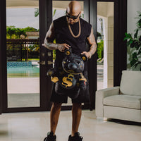 SPRAYGROUND® BACKPACK FLO RIDA THE HIT MAKER MONEYBEAR TEDDYBEAR BACKPACK