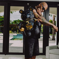 SPRAYGROUND® BACKPACK FLO RIDA THE HIT MAKER MONEYBEAR TEDDYBEAR BACKPACK