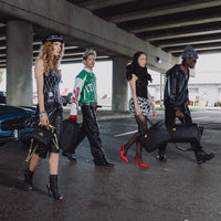 SPRAYGROUNDÂ® BACKPACK BLACKED OUT EMBOSSED GOLD TOOTH BACKPACK