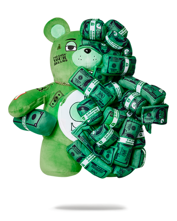 SPRAYGROUND® BACKPACK MONEY ON MONEY TEDDYBEAR BACKPACK