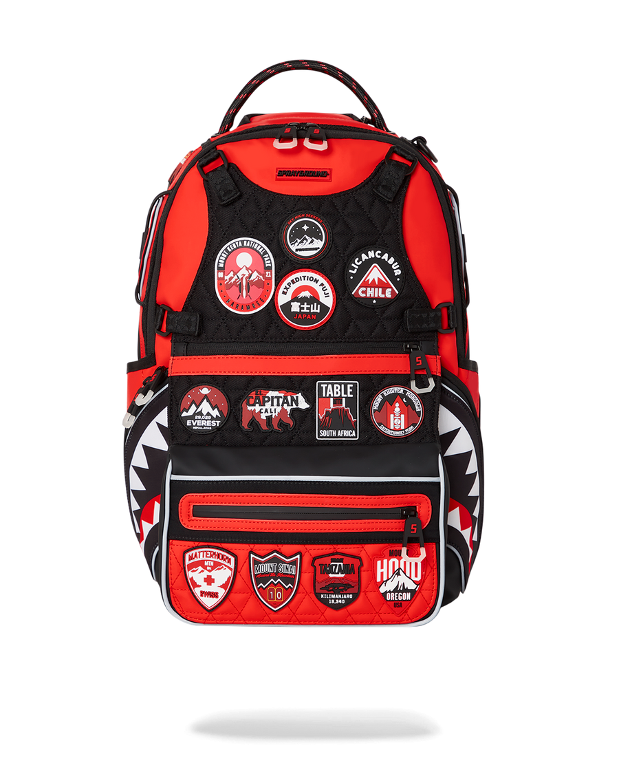 SPRAYGROUND® BACKPACK THE GLOBAL EXPEDITION RED BACKPACK