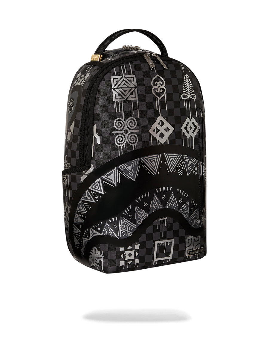 SPRAYGROUND® BACKPACK A.I.8 AFRICAN INTELLIGENCE SHARKGLYPHS BACKPACK