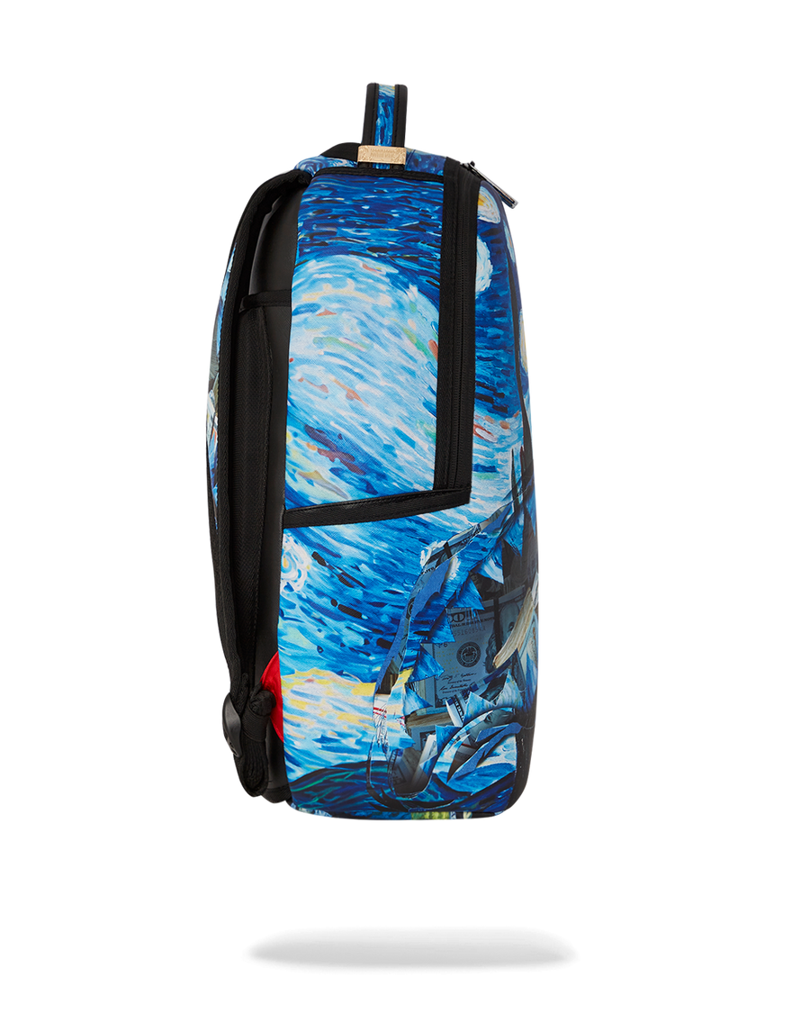 SPRAYGROUND® BACKPACK VAN GOGH HIDDEN MONEY BAG DLXSV BACKPACK