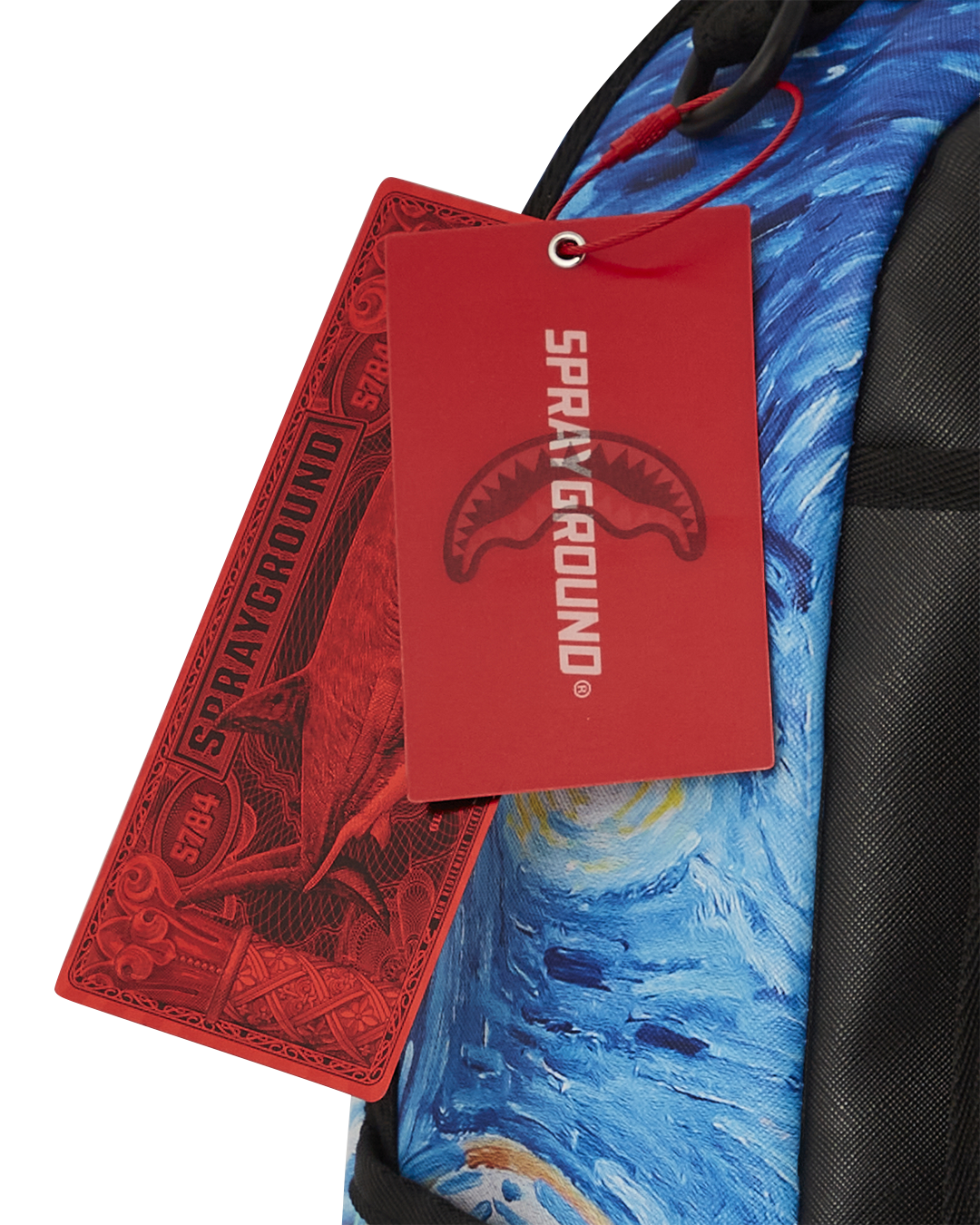 SPRAYGROUND® BACKPACK VAN GOGH HIDDEN MONEY BAG DLXSV BACKPACK