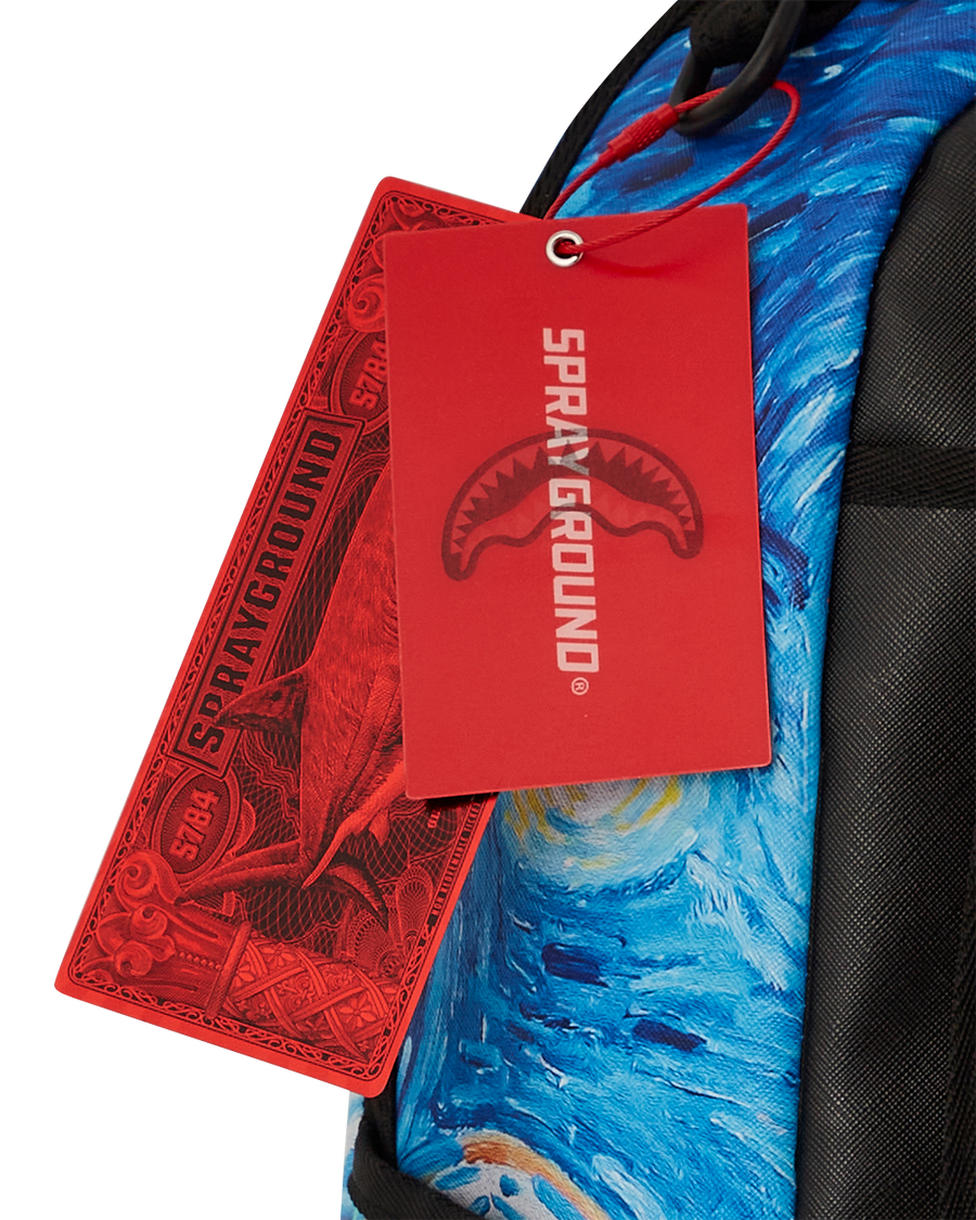 SPRAYGROUND® BACKPACK VAN GOGH HIDDEN MONEY BAG DLXSV BACKPACK