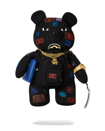 JAMES PASSPORT MONEYBEAR TEDDYBEAR BACKPACK
