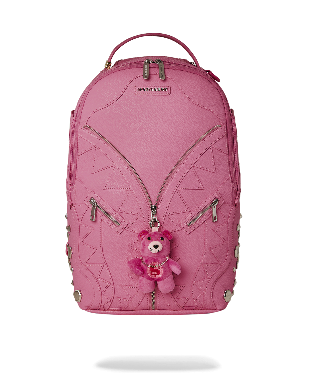 ZIPPER PINK PUNK BACKPACK