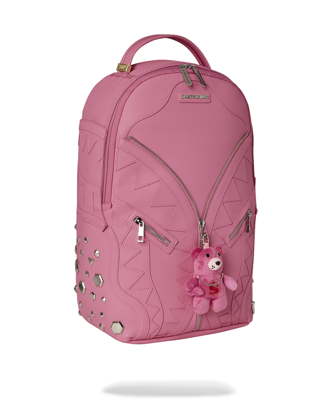 ZIPPER PINK PUNK BACKPACK