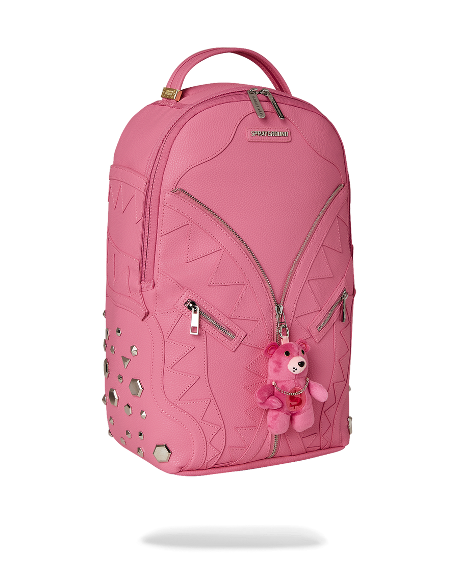 ZIPPER PINK PUNK BACKPACK