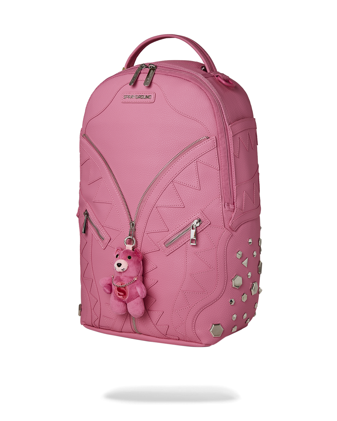 ZIPPER PINK PUNK BACKPACK