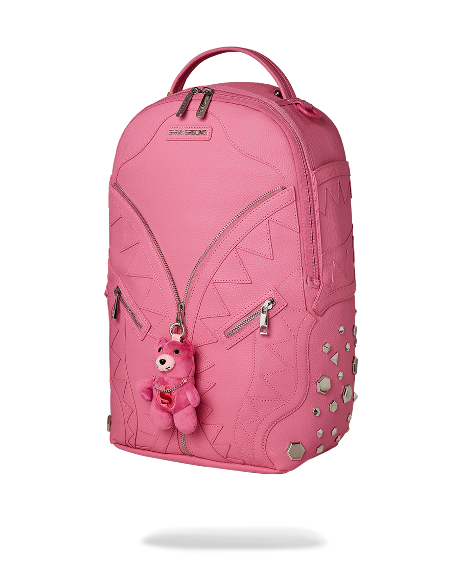 ZIPPER PINK PUNK BACKPACK