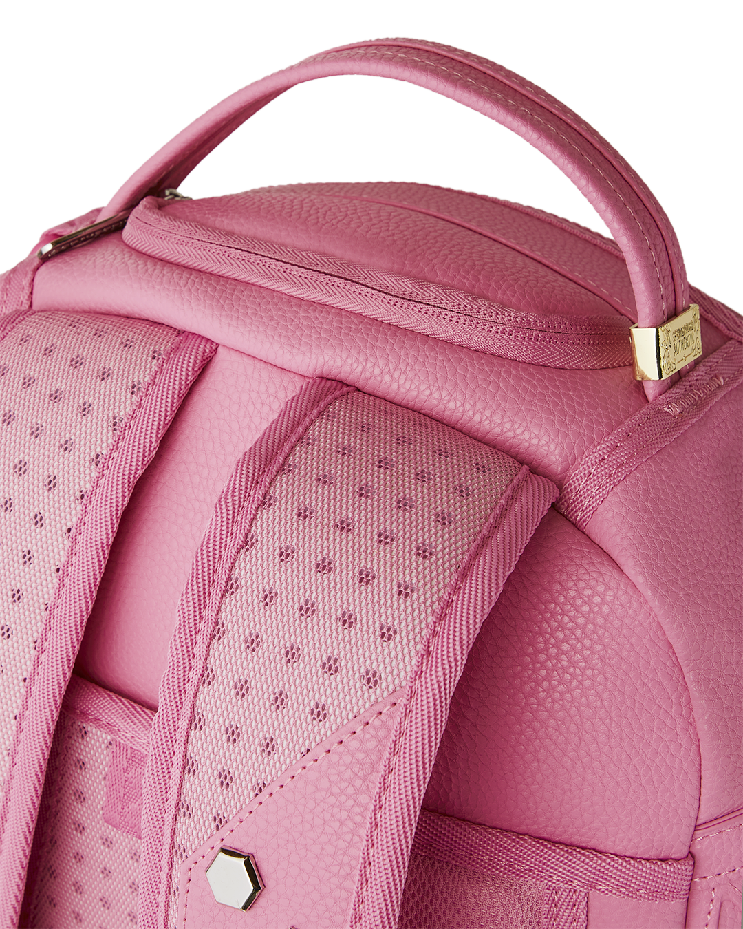 ZIPPER PINK PUNK BACKPACK