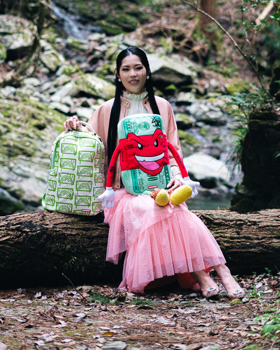 MONEY BOY PLUSH BACKPACK