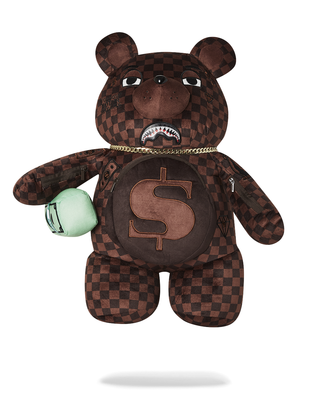 LENTICULAR EFFECTS MONEYBEAR TEDDYBEAR BACKPACK