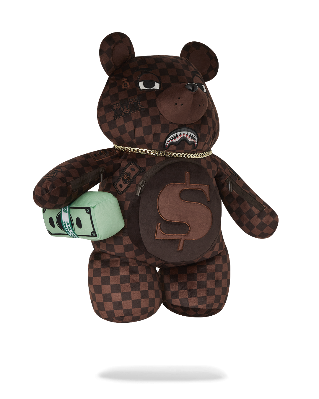 LENTICULAR EFFECTS MONEYBEAR TEDDYBEAR BACKPACK