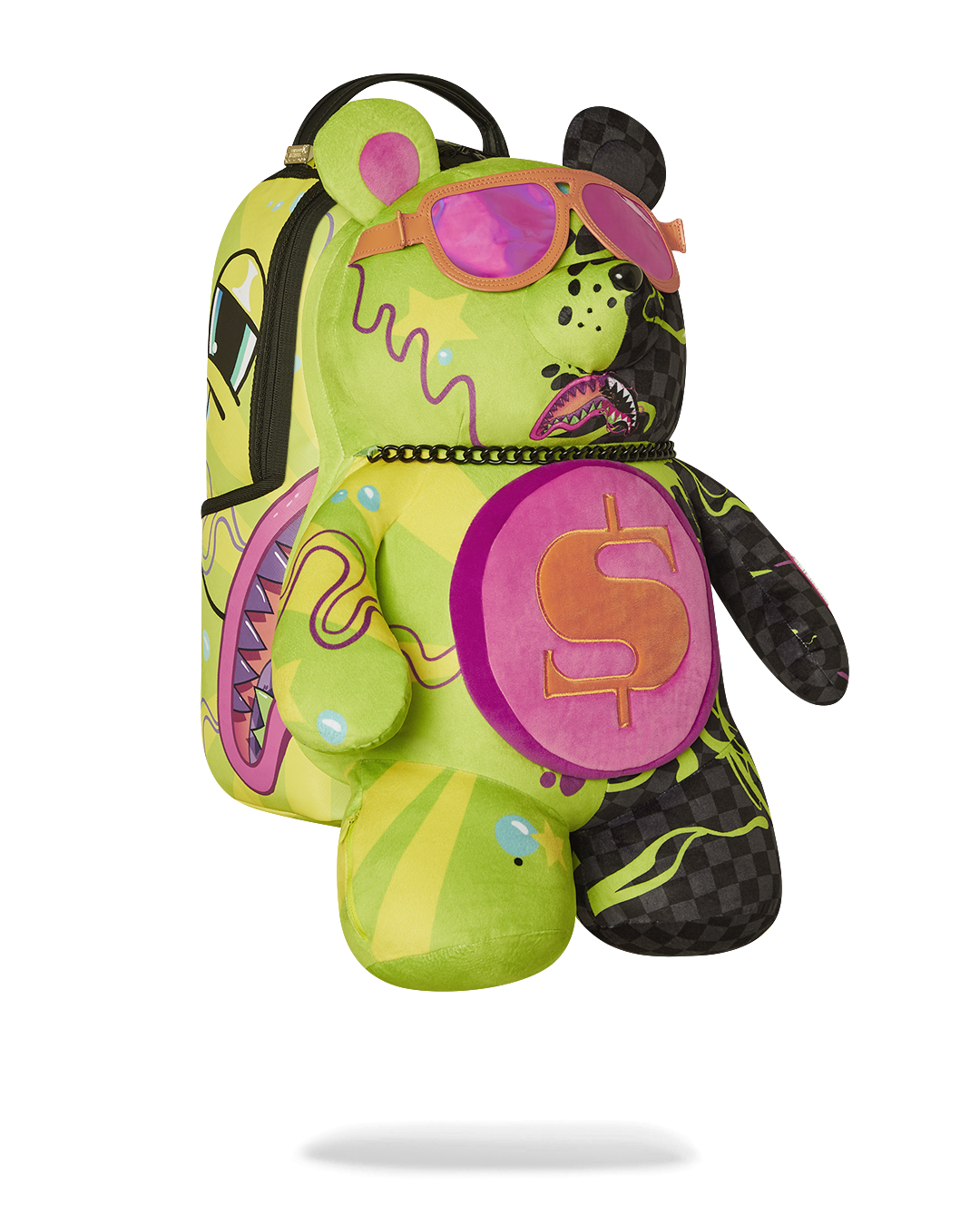 SLIME DIME MONEYBEAR TEDDYBEAR ON BACKPACK