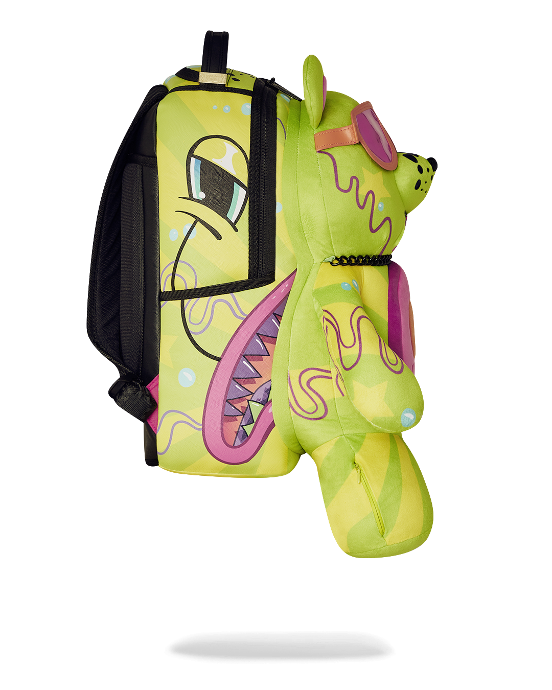 SLIME DIME MONEYBEAR TEDDYBEAR ON BACKPACK