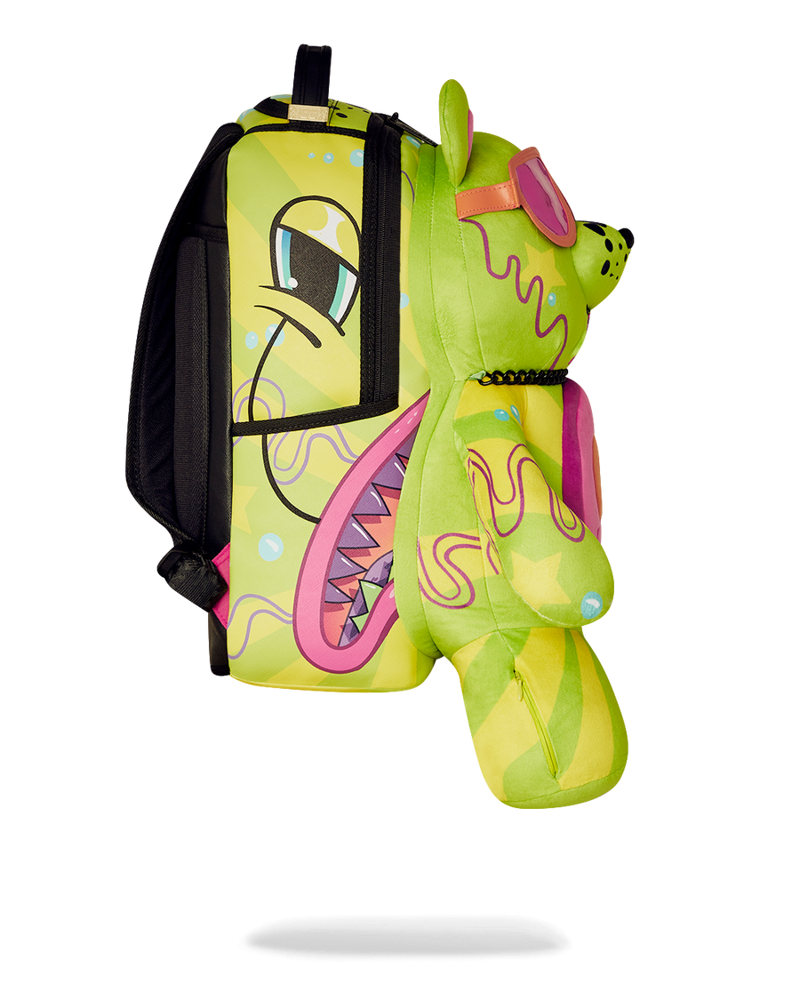 SLIME DIME MONEYBEAR TEDDYBEAR ON BACKPACK