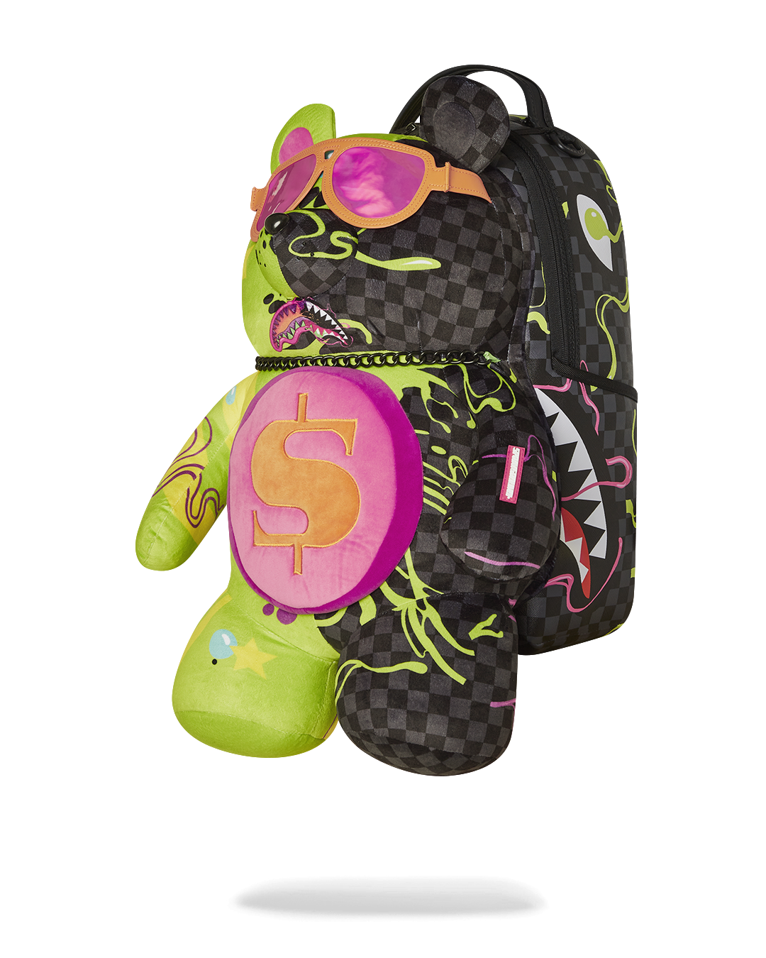 SLIME DIME MONEYBEAR TEDDYBEAR ON BACKPACK