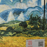 THE MET VAN GOGH WHEAT FIELD WITH CYPRESSES BACKPACK