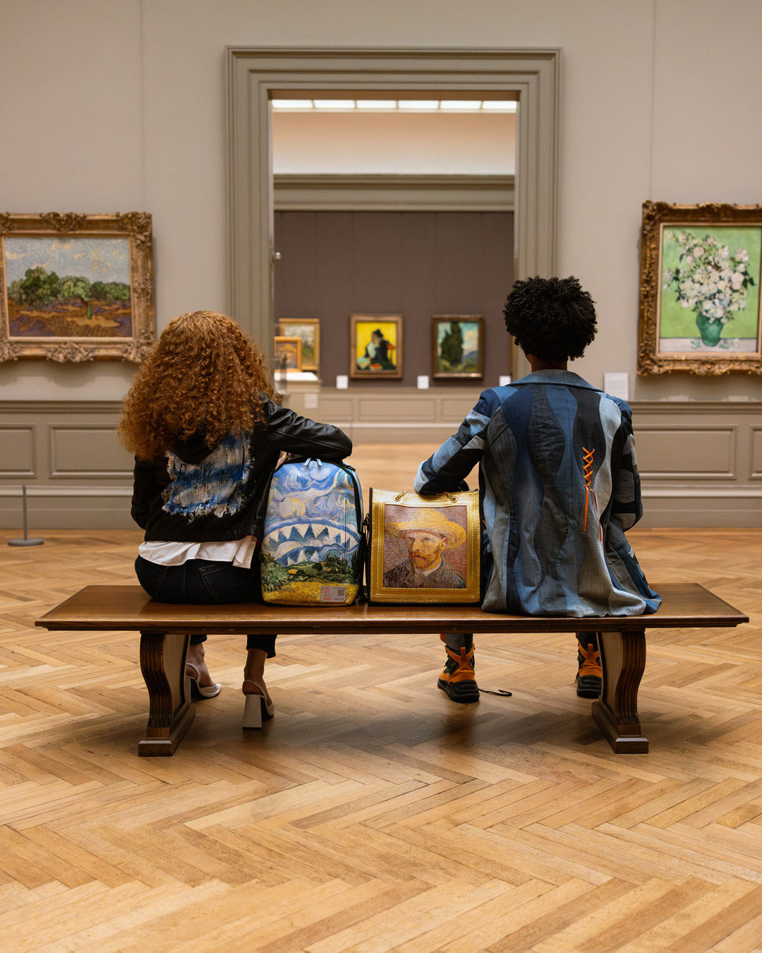 THE MET VAN GOGH WHEAT FIELD WITH CYPRESSES BACKPACK