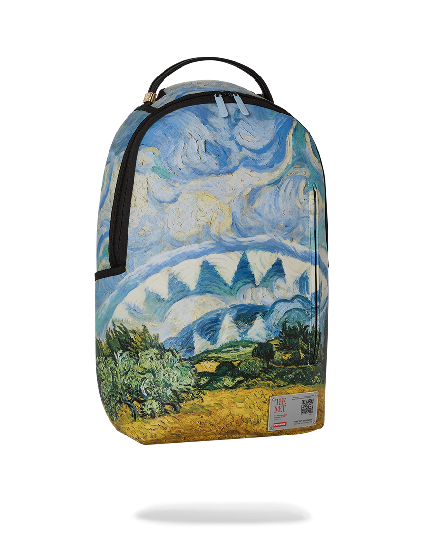 THE MET VAN GOGH WHEAT FIELD WITH CYPRESSES BACKPACK