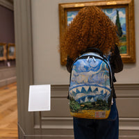 THE MET VAN GOGH WHEAT FIELD WITH CYPRESSES BACKPACK