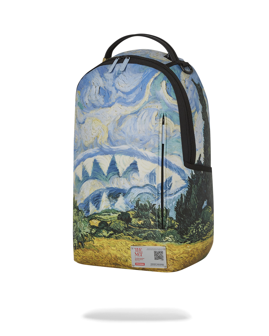 THE MET VAN GOGH WHEAT FIELD WITH CYPRESSES BACKPACK