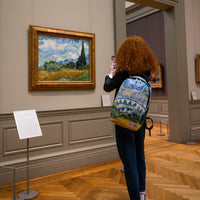 THE MET VAN GOGH WHEAT FIELD WITH CYPRESSES BACKPACK